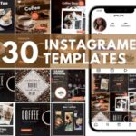 coffee instagram template