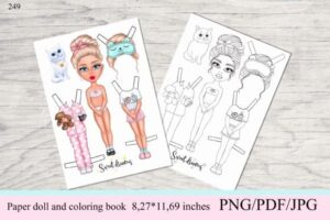 paper dolls diy crafts