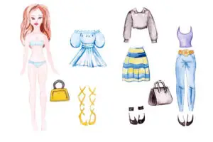 paper dolls diy templates