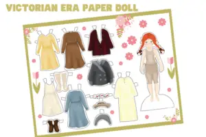 paper dolls diy templates