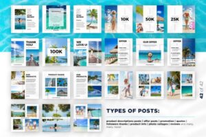 travel instagram template story