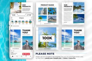 instagram stories template background travel