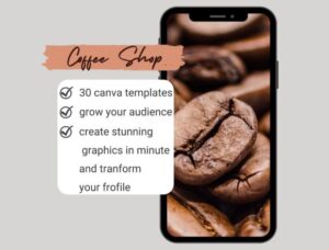 coffee instagram feed template