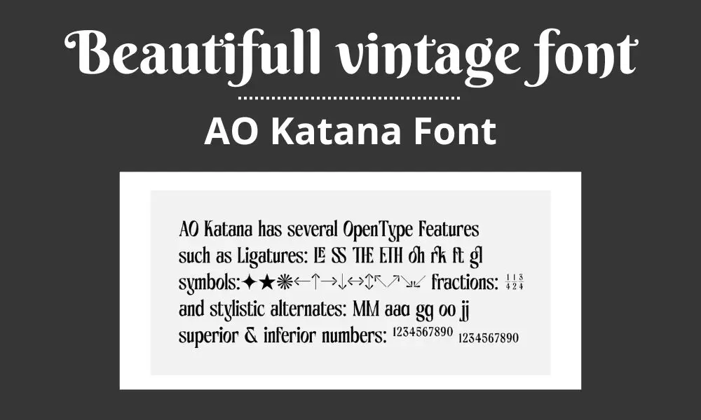 vintage font free download