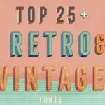 vintage fonts